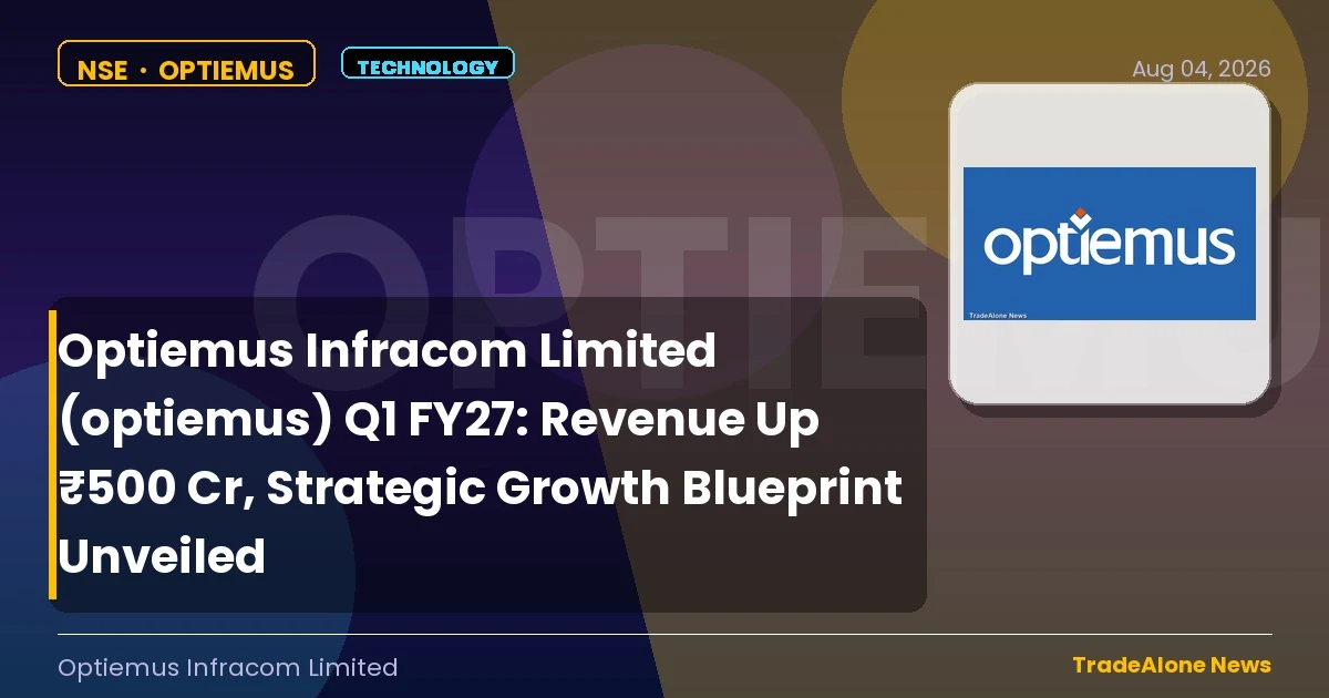Optiemus Infracom Limited Optiemus Q1 FY27 Results