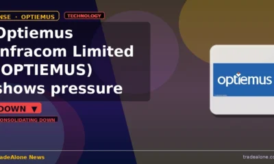Optiemus Infracom Limited OPTIEMUS down 5% intraday
