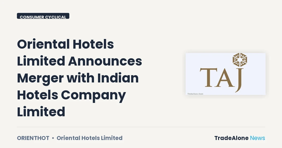 Oriental Hotels Limited Orienthot Merger with IHCL Q3 FY26