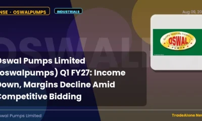 Oswal Pumps Limited Oswalpumps Q1 FY27 Results