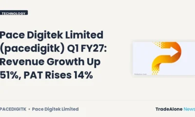 Pace Digitek Limited Pacedigitk Q1 FY27 Results