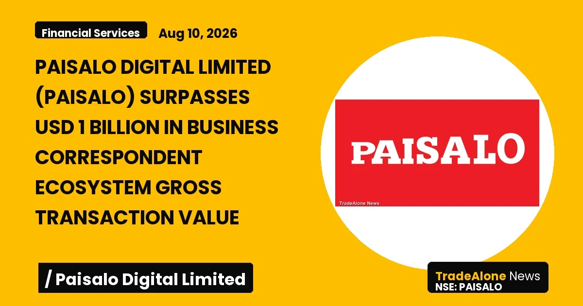 Paisalo Digital Limited Paisalo Q1fy27 Milestone