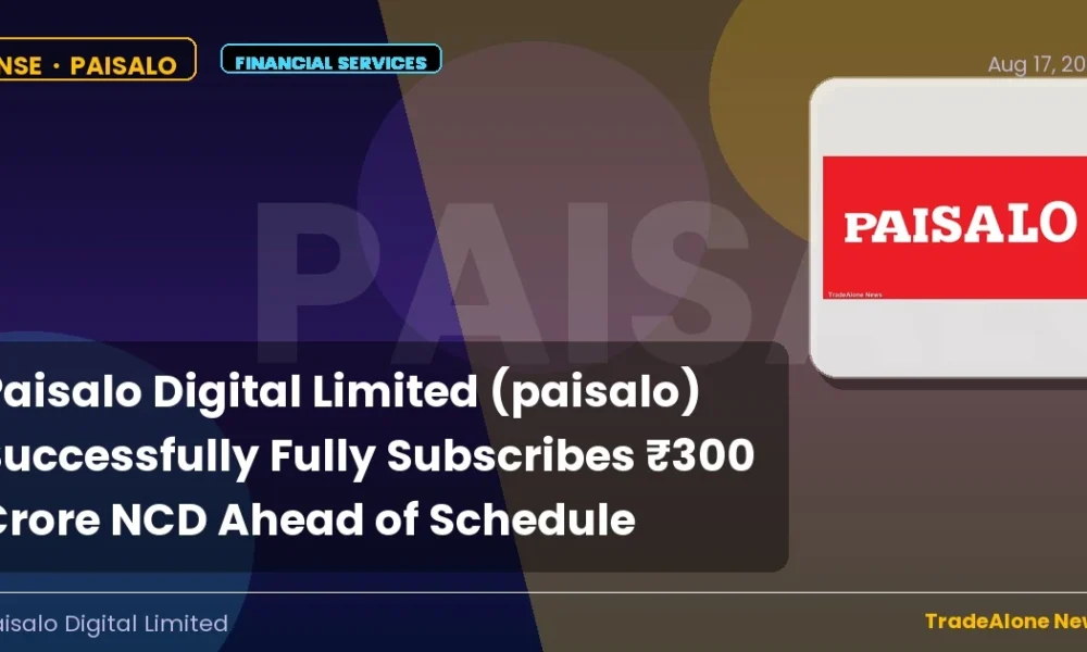Paisalo Digital Limited Paisalo NCD Subscribed Ahead Schedule