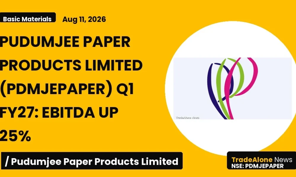 Pudumjee Paper Products Limited Pdmjepaper Q1 FY27 Ebitda Up 25%