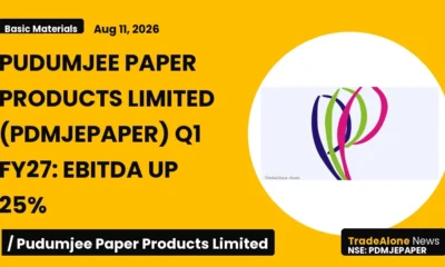 Pudumjee Paper Products Limited Pdmjepaper Q1 FY27 Ebitda Up 25%