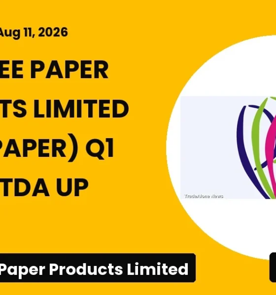 Pudumjee Paper Products Limited Pdmjepaper Q1 FY27 Ebitda Up 25%