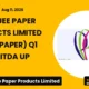 Pudumjee Paper Products Limited Pdmjepaper Q1 FY27 Ebitda Up 25%