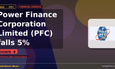 Power Finance Corporation Limited PFC falls 5% intraday