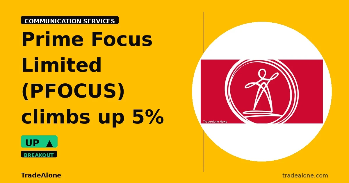 Prime Focus Limited PFOCUS climbs up 5%