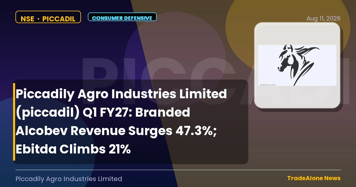 Piccadily Agro Industries Limited Q1 FY27 Results