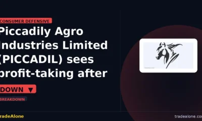 Piccadily Agro Industries Limited PICCADIL moves down 12% intraday