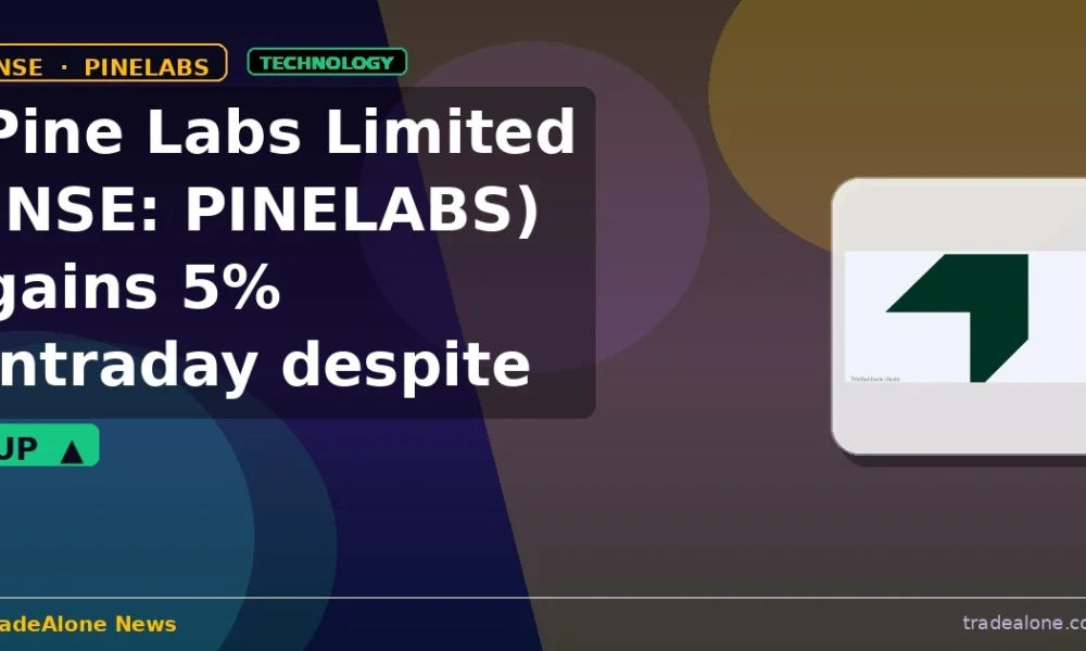 Pine Labs Limited NSE: PINELABS intraday gain