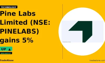 Pine Labs Limited PINELABS gains 5% intraday
