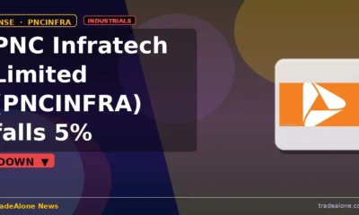 PNC Infratech Limited PNCINFRA falls 5% intraday