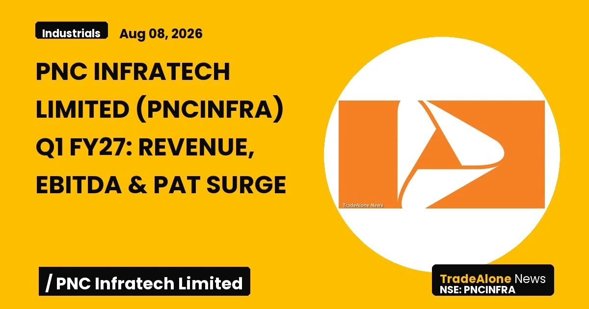 Pnc Infratech Limited Pncinfra Q1 FY27 Results