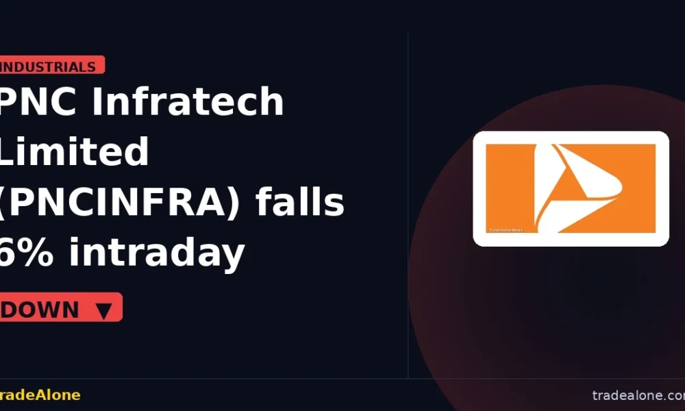 PNC Infratech Limited PNCINFRA falls 6% intraday