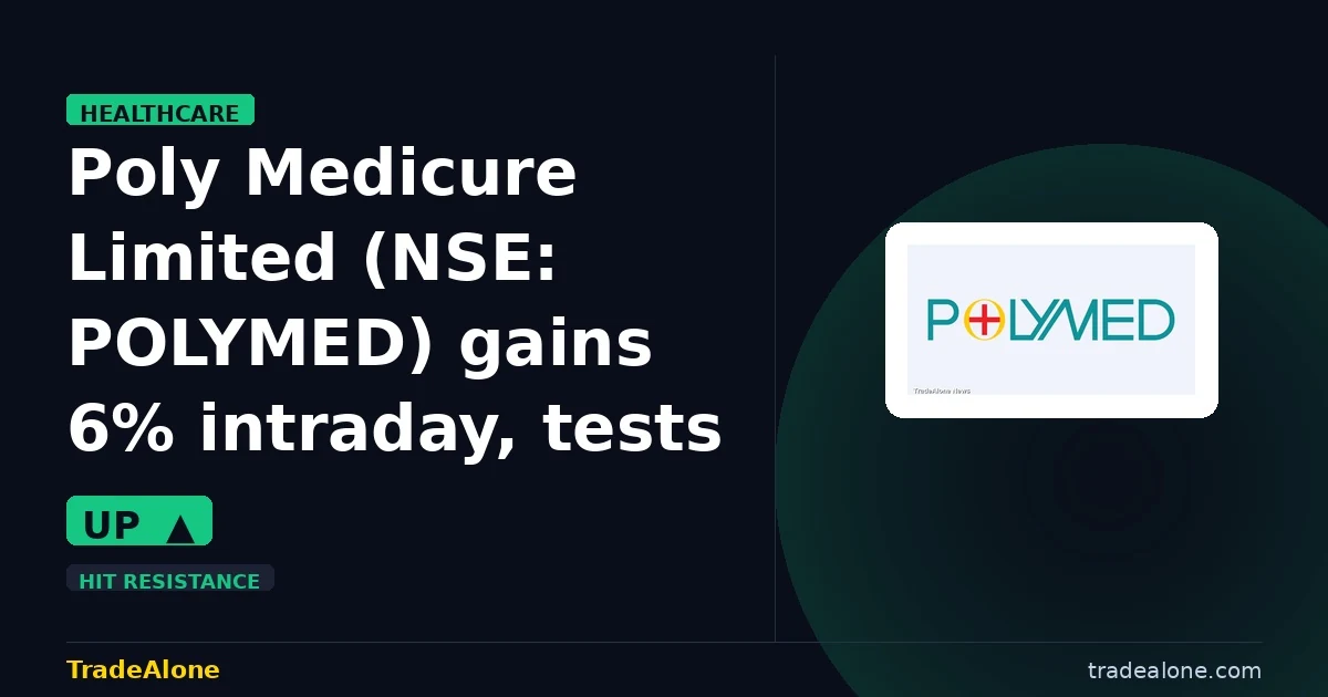 Poly Medicure Limited POLYMED tests resistance