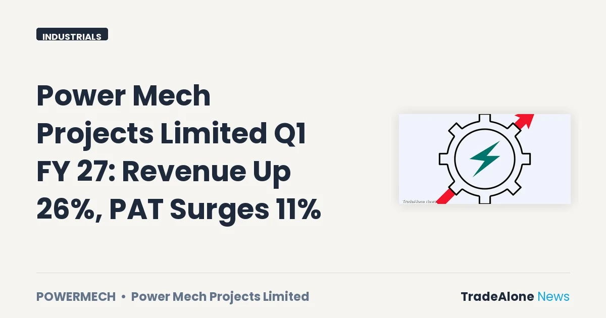 Power Mech Projects Limited Powermech Q1 FY27 Results