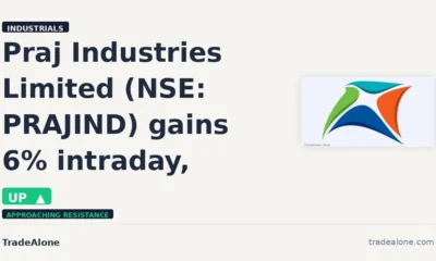 Praj Industries Limited PRAJIND gains 6% intraday