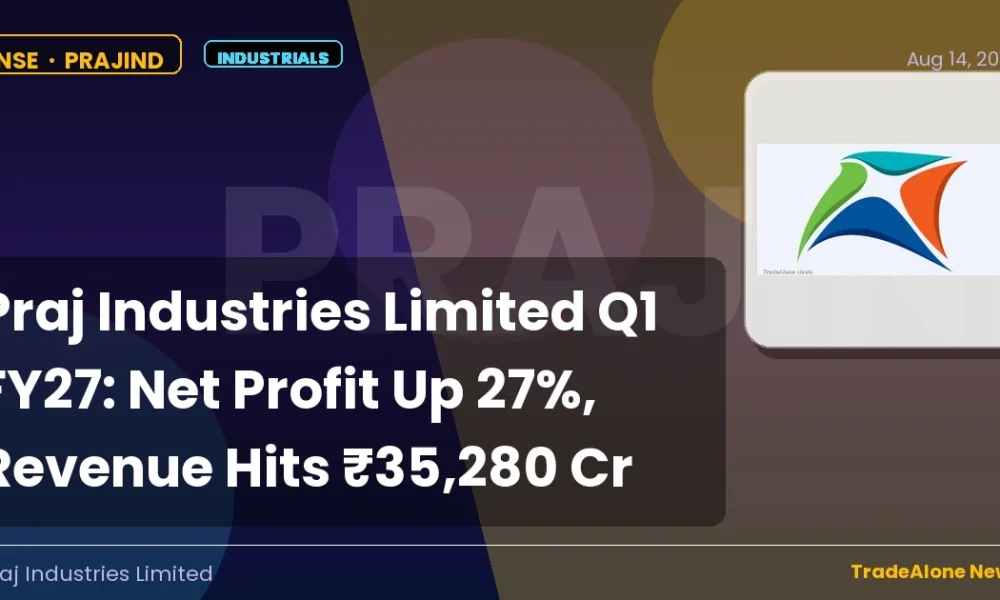 Praj Industries Limited Prajind Q1 FY27 Results