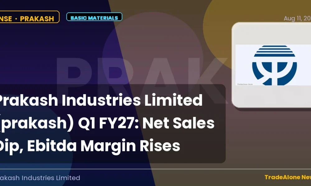 Prakash Industries Limited Prakash Q1 FY27 Results