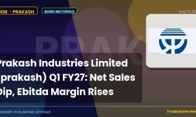 Prakash Industries Limited Prakash Q1 FY27 Results
