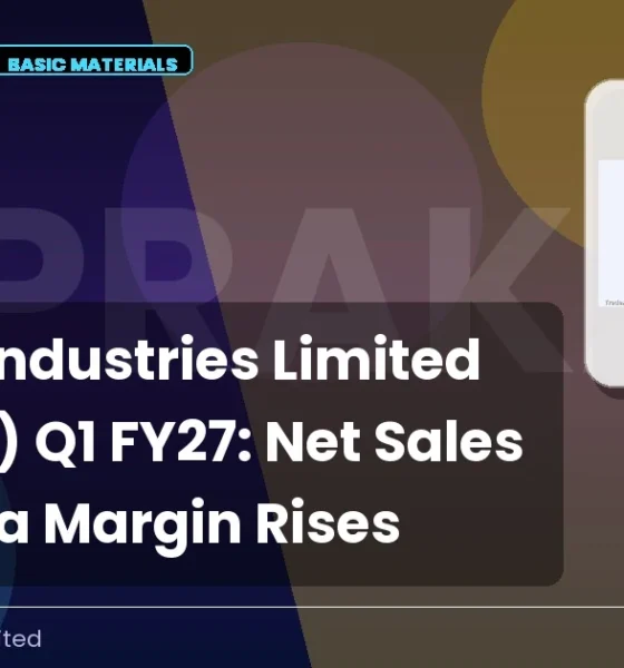 Prakash Industries Limited Prakash Q1 FY27 Results