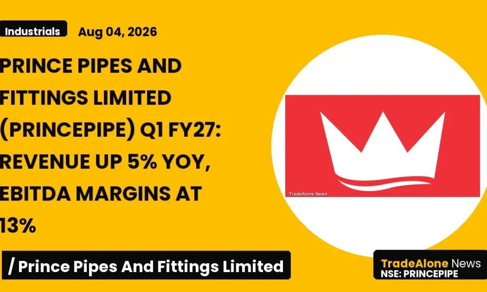 Prince Pipes and Fittings Limited Q1 FY27 Results