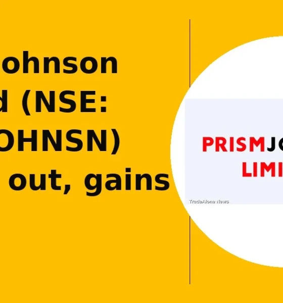 Prism Johnson Limited PRSMJOHNSN breaks out
