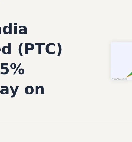 PTC India Limited PTC gains 5% intraday