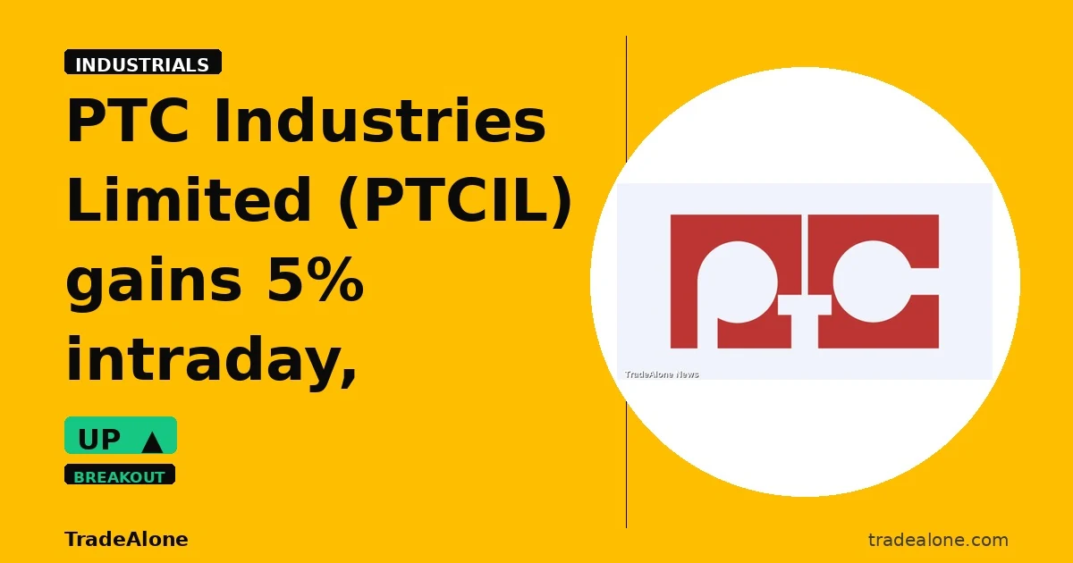 PTC Industries Limited PTCIL breaks out