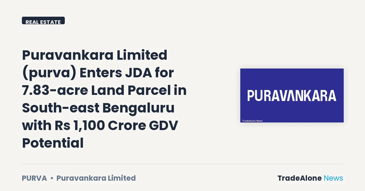 Puravankara Limited PURVA FY27 Land Transaction