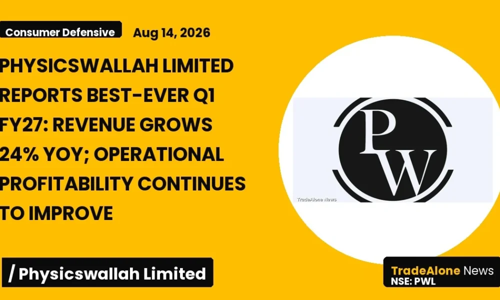 Physicswallah Limited PWL Q1 FY27 Results