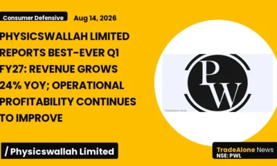 Physicswallah Limited PWL Q1 FY27 Results