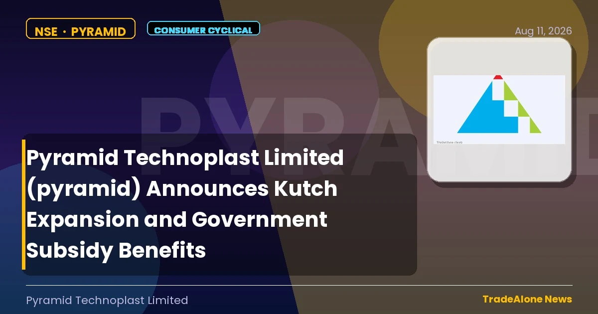 Pyramid Technoplast Limited Pyramid Expansion Subsidy Fy2026