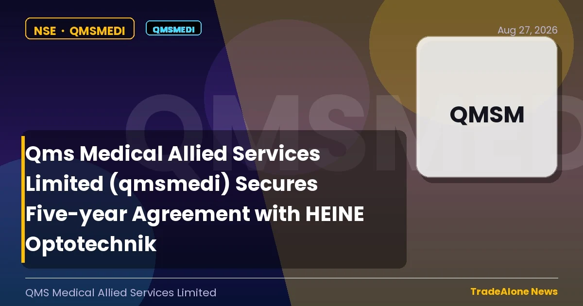 Qms Medical Allied Services Limited Qmsmedi Five-year Agreement