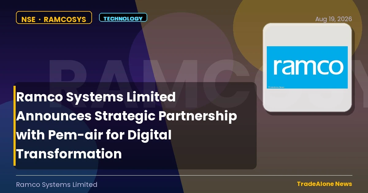 Ramco Systems Limited Ramcosys Partnership with Pem-air