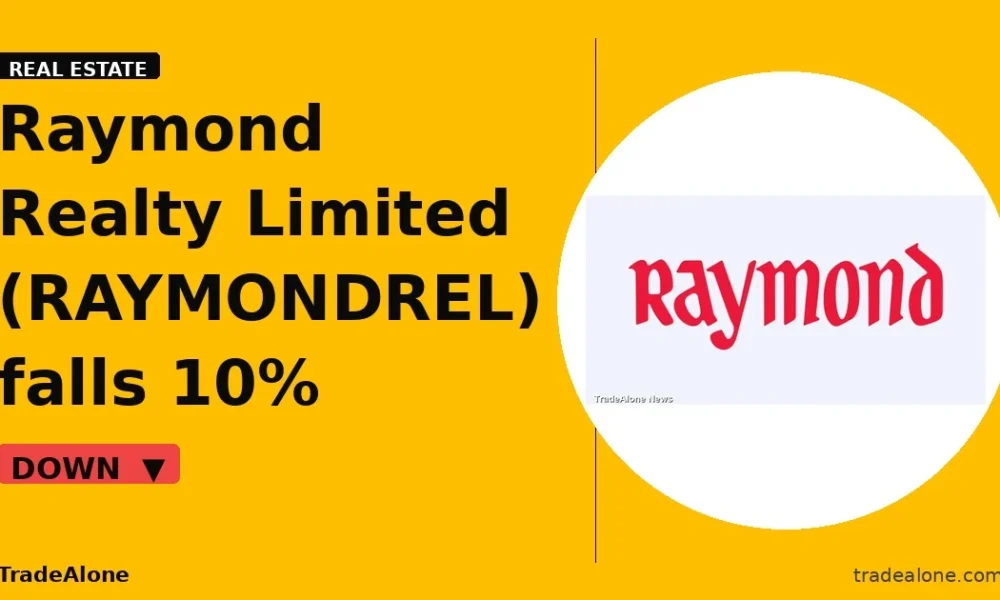 Raymond Realty Limited RAYMONDREL stock fall