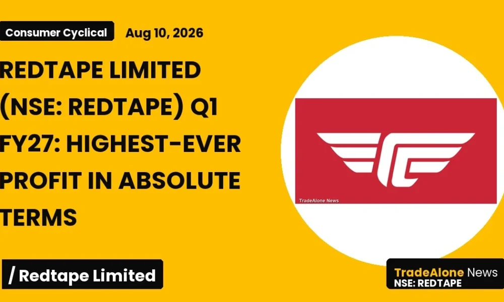 Redtape Limited NSE Redtape Q1 FY27 Results