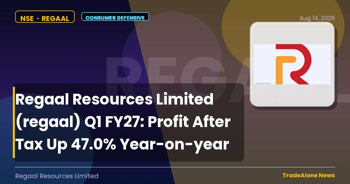 Regaal Resources Limited Regaal Q1 FY27 Results