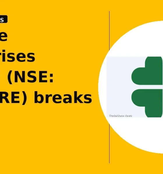 Religare Enterprises Limited RELIGARE breaks below support