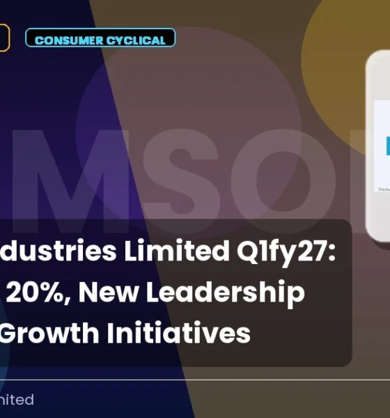 Remsons Industries Limited Q1 FY27 Results: Revenue Up 20%, New Leadership