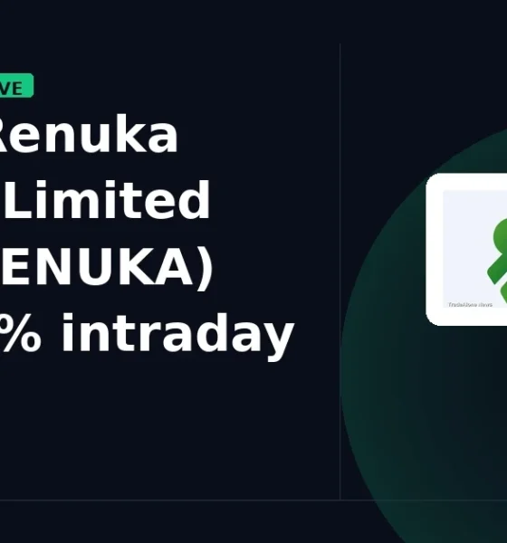 Shree Renuka Sugars Limited NSE: RENUKA gains 5% intraday