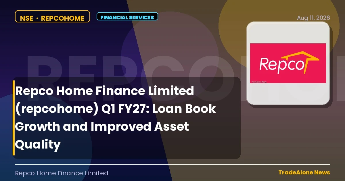 Repco Home Finance Limited Repcohome Q1 FY27 Results