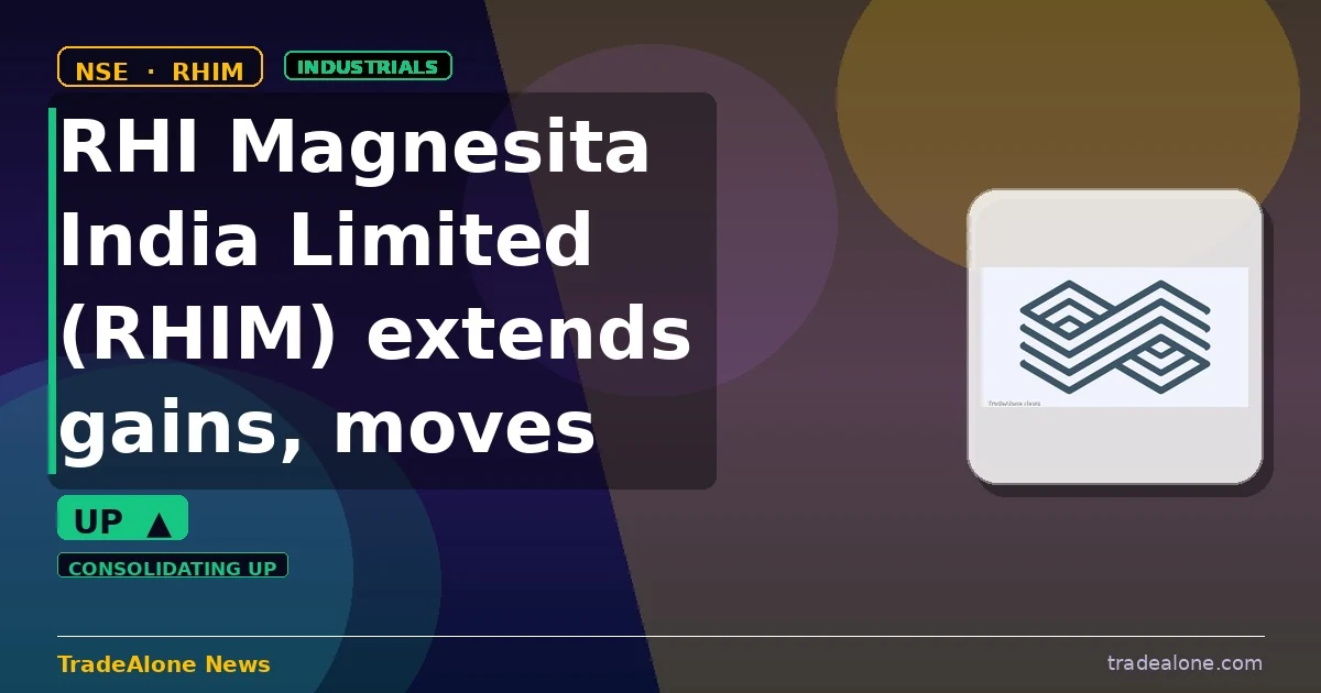 RHI Magnesita India Limited RHIM extends gains