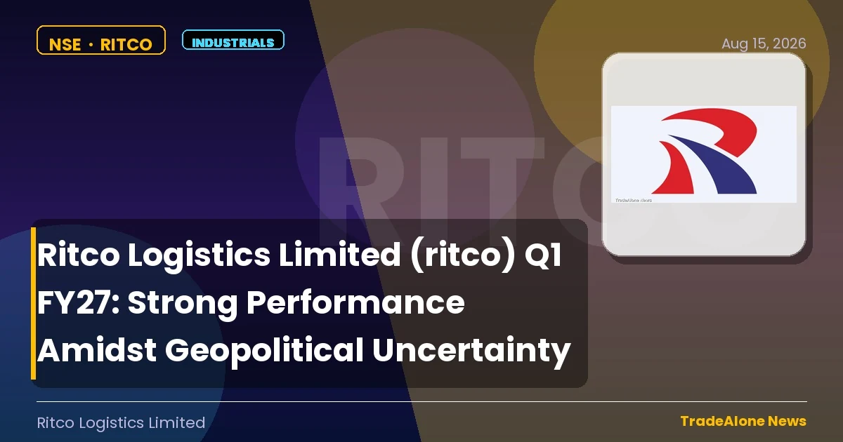Ritco Logistics Limited RITCO Q1 FY27 Results