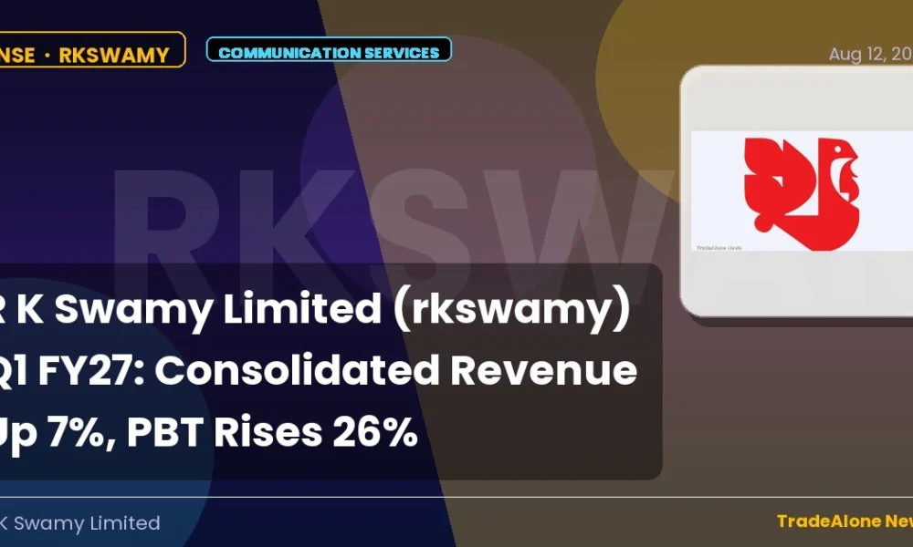 R K Swamy Limited Rkswamy Q1 FY27 Results