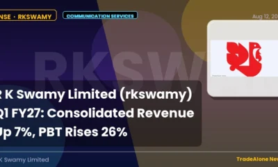 R K Swamy Limited Rkswamy Q1 FY27 Results