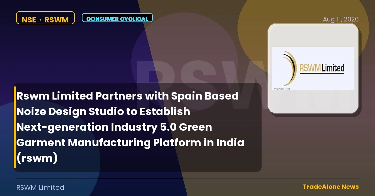 Rswm Limited NSE RSWM Joint Venture with Noize Design Studio