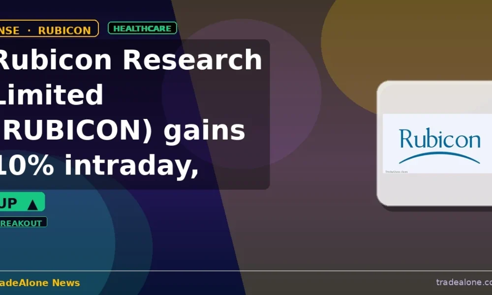 Rubicon Research Limited RUBICON clears resistance